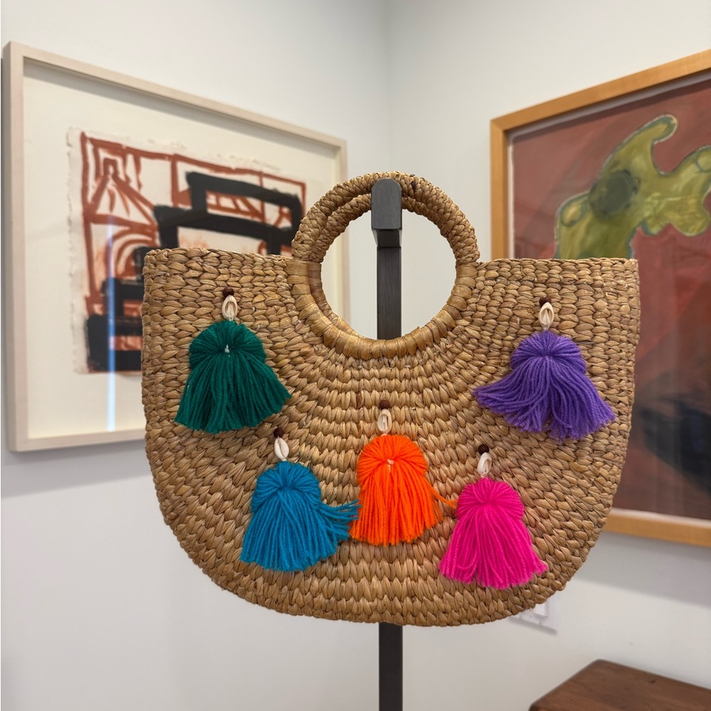 JADEtribe Woven Beach Basket